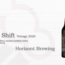 Horizont Brewing Night Shift Vintage 2020 - Russian Imperial Stout bourbon hordóban érlelve csokoládéval és kávéval